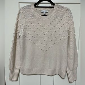 Amour Vert Daria sweater in white